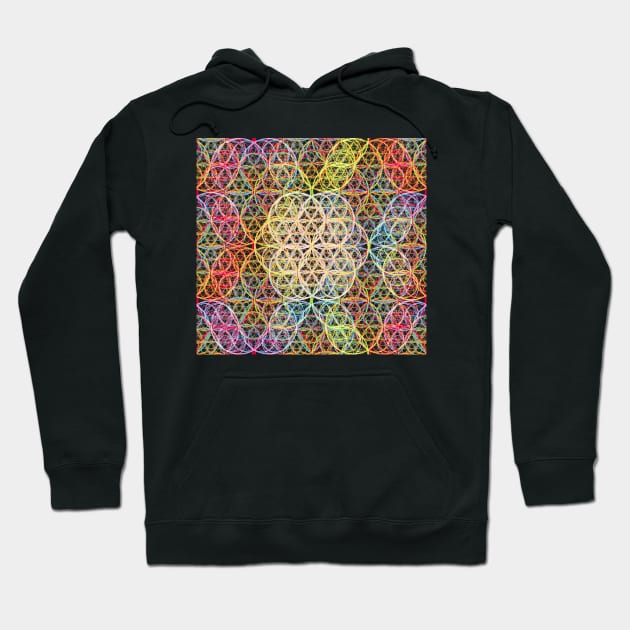 Colorful circles (dark background) Hoodie by bobdijkers